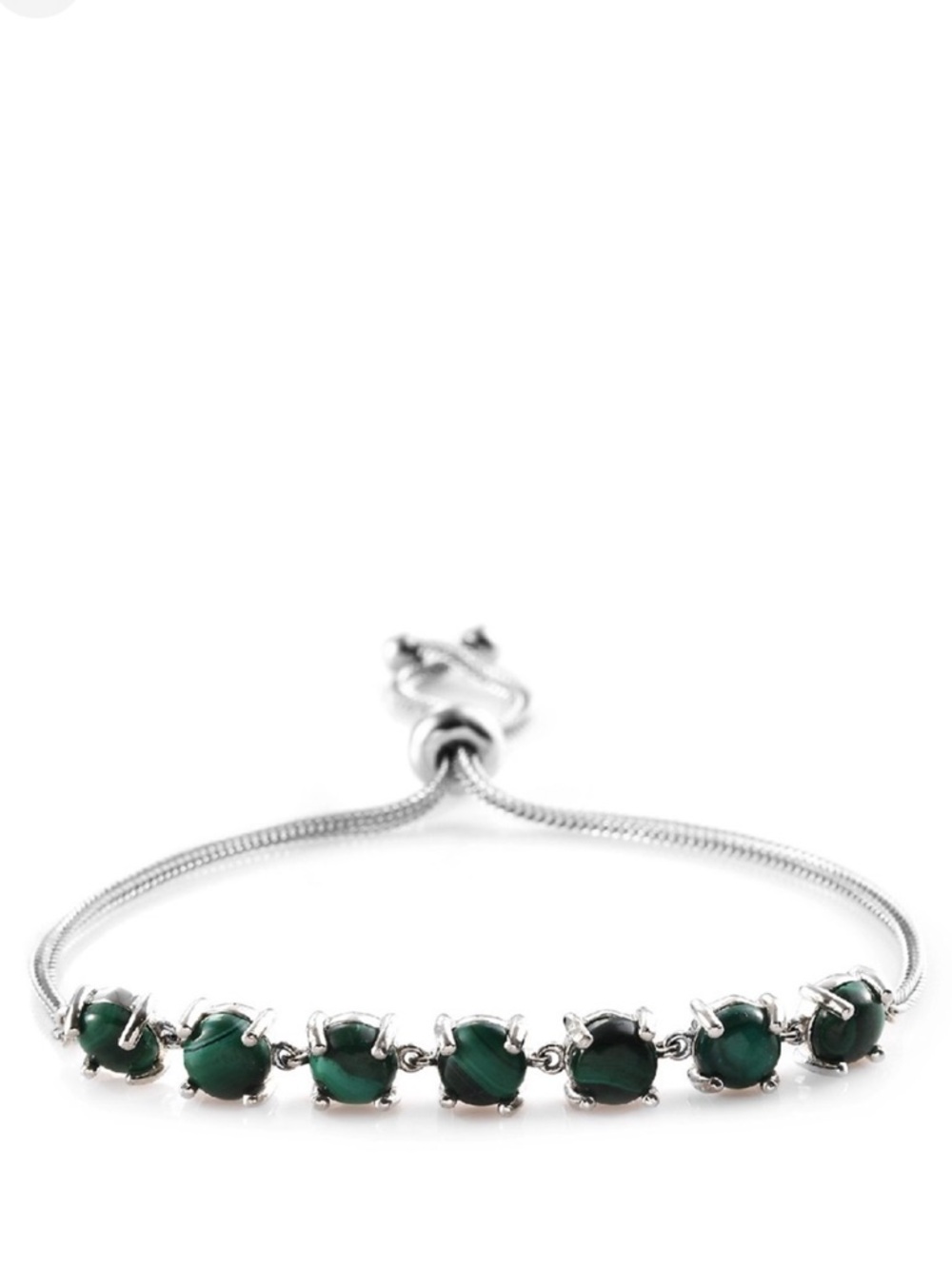 Malachite Bolo Bracelet
